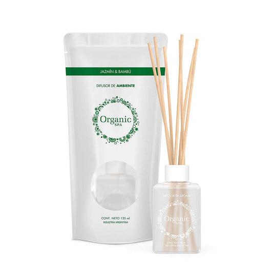 DIFUSOR DE AMBIENTE SPA JAZMÍN & BAMBÚ