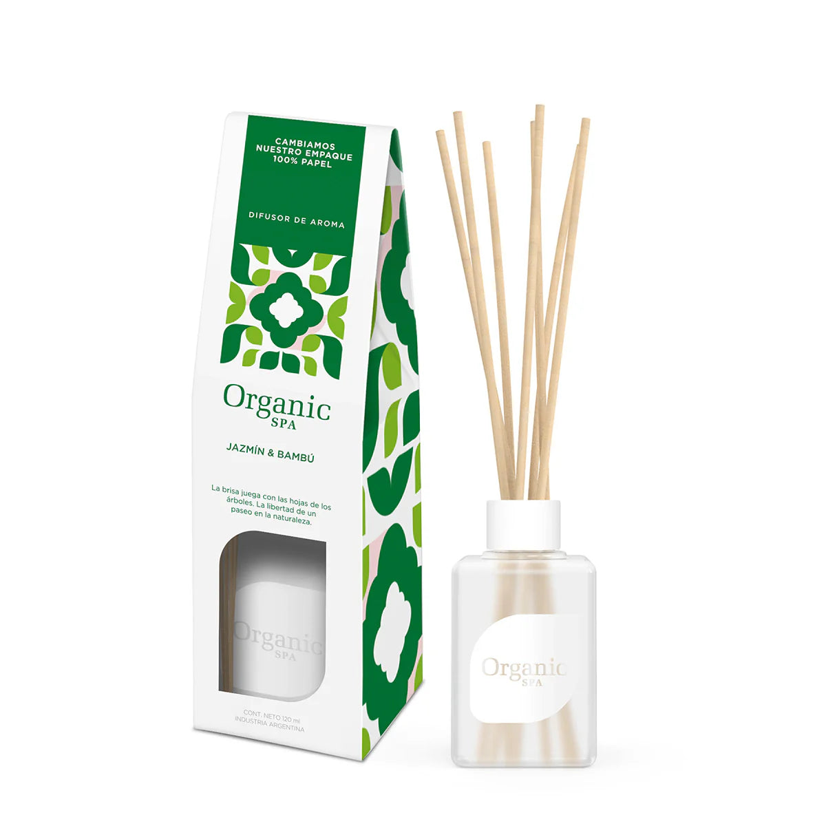 DIFUSOR DE AMBIENTE SPA JAZMÍN & BAMBÚ