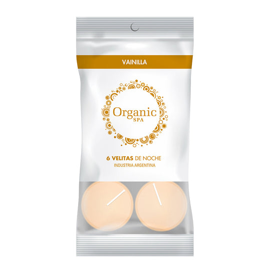 TEALIGHTS VAINILLA ORGANIC