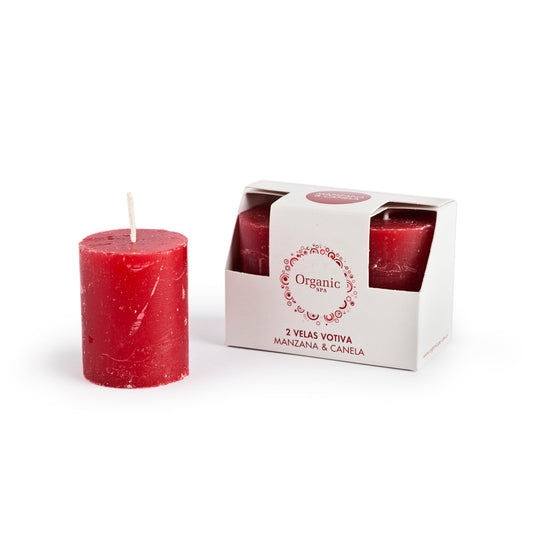 VELA VOTIVA MANZANA & CANELA