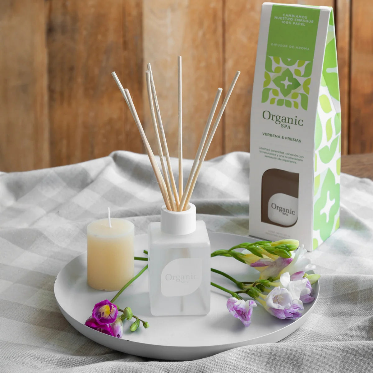 SET AROMATIZADOR DE AMBIENTE + DIFUSOR SPA VERBENA & FRESIAS